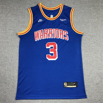 Men's Golden State Warriors Jordan Poole #3 Blue Classic Player Jerseys