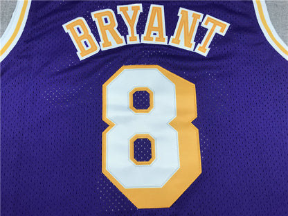 Men's Los Angeles Lakers Kobe Bryant 1996-97 Purple Hardwood Classics Authentic Jerseys