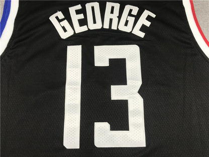 Men's LA Clippers Paul George #13 NBA Dark Blue Classics Jerseys - City Edition