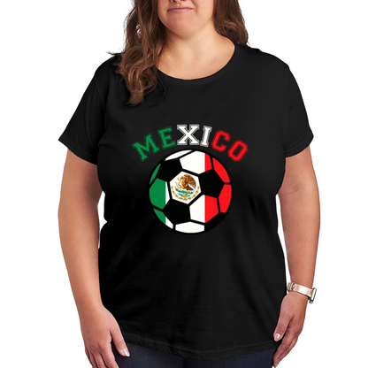 Mexico Flag Soccer National Pride Football Tee