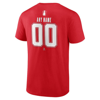 Men's Florida Panthers Red 2025 Stanley Cup Final Custom T-Shirt
