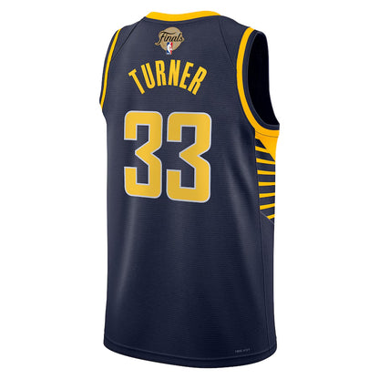 Indiana Pacers Myles Turner Nike Navy 2025 NBA Finals Swingman Jersey - Icon Edition