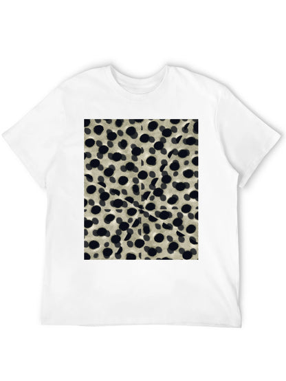 Abstract Dotted Black T-Shirt