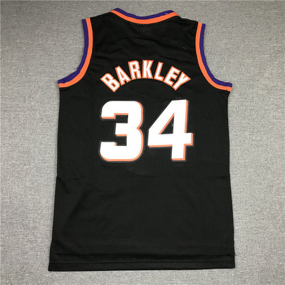 Men's Phoenix Suns Charles Barkley #34 Black 1992-93 Swingman Jerseys