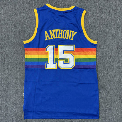 Men's Denver Nuggets Nikola Jokic #15 Royal Hardwood Classics Swingman Jerseys