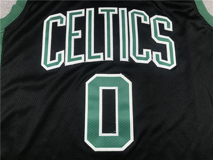 Men's Boston Celtics Jayson Tatum #0 Black 2022/23 Statement Edition Swingman Jerseys