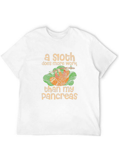 Sloth Pancreas Funny T-Shirt