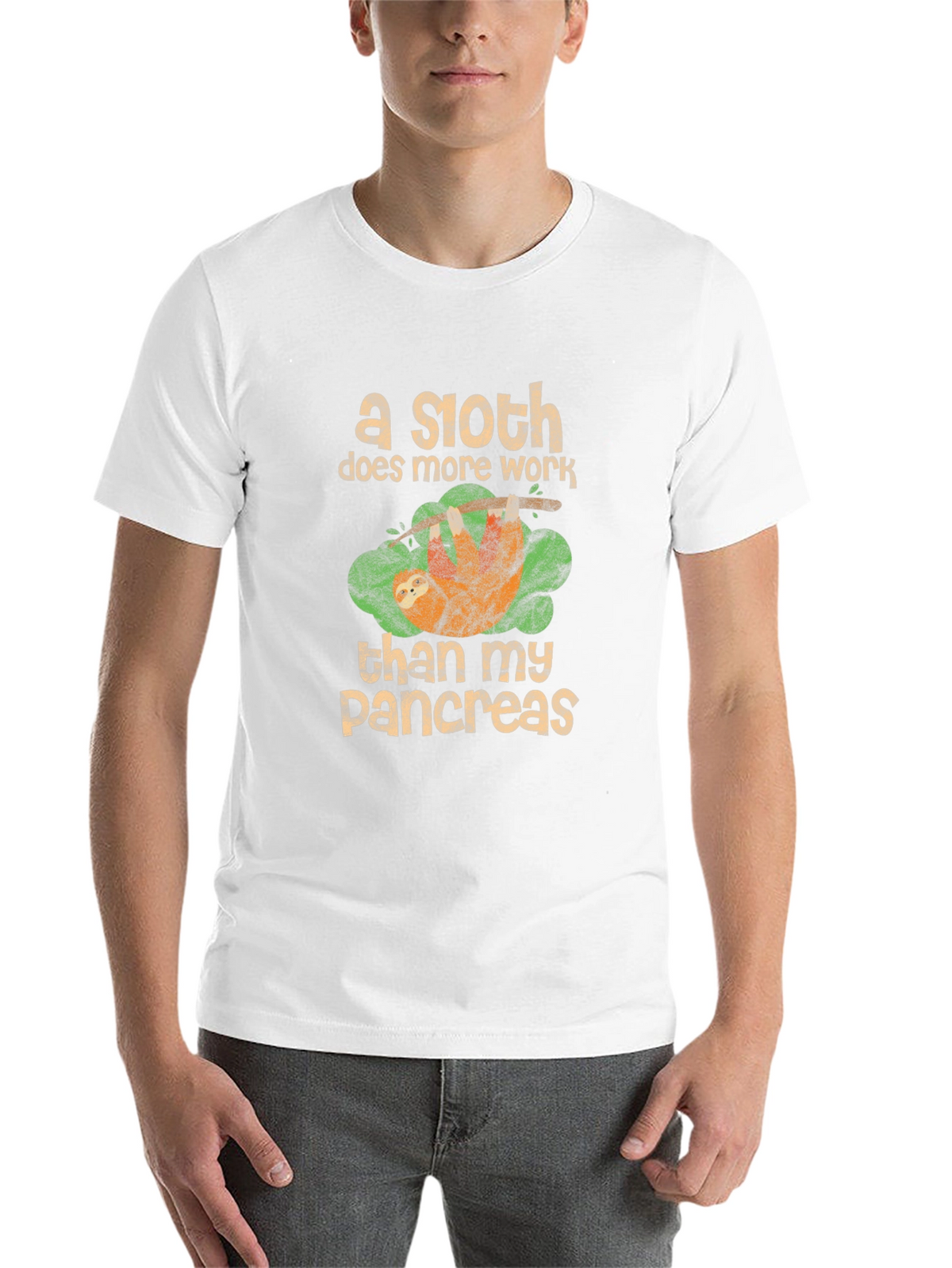 Sloth Pancreas Funny T-Shirt