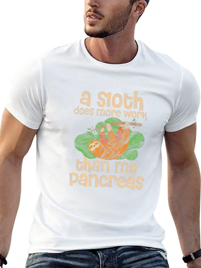 Sloth Pancreas Funny T-Shirt