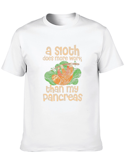 Sloth Pancreas Funny T-Shirt