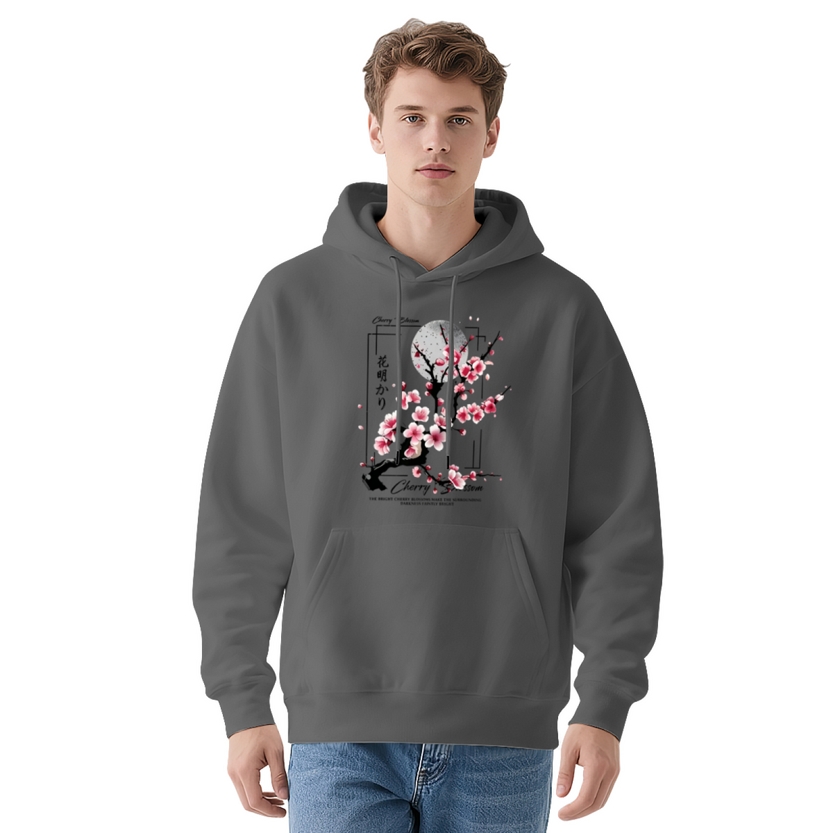 Dripping X?Eyes Smiley Face Street Navy Hoodie