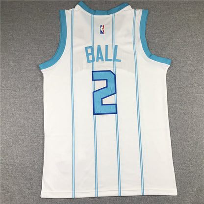 Men's Charlotte Hornets #2 LaMelo Ball White 2020-21 swingman Jerseys