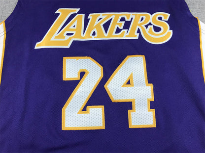 Men's Los Angeles Lakers Kobe Bryant #24 Purple 2007-08 Hardwood Classics Swingman Jerseys