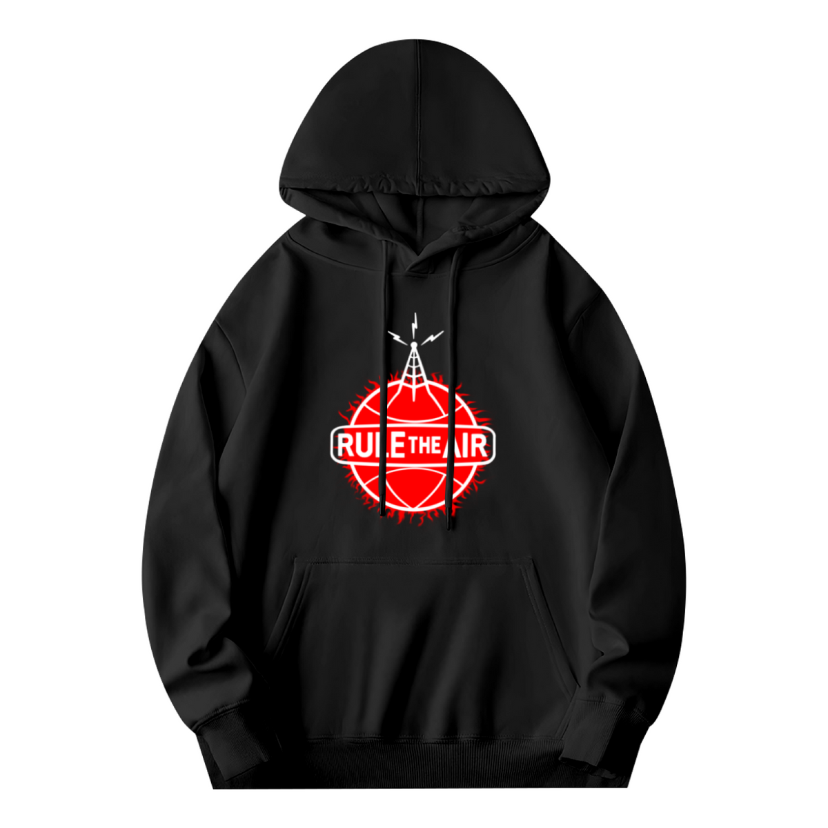 Rule The Air Radio Tower Basketball Stylish Soft Hoodie, Street Style Daily Top