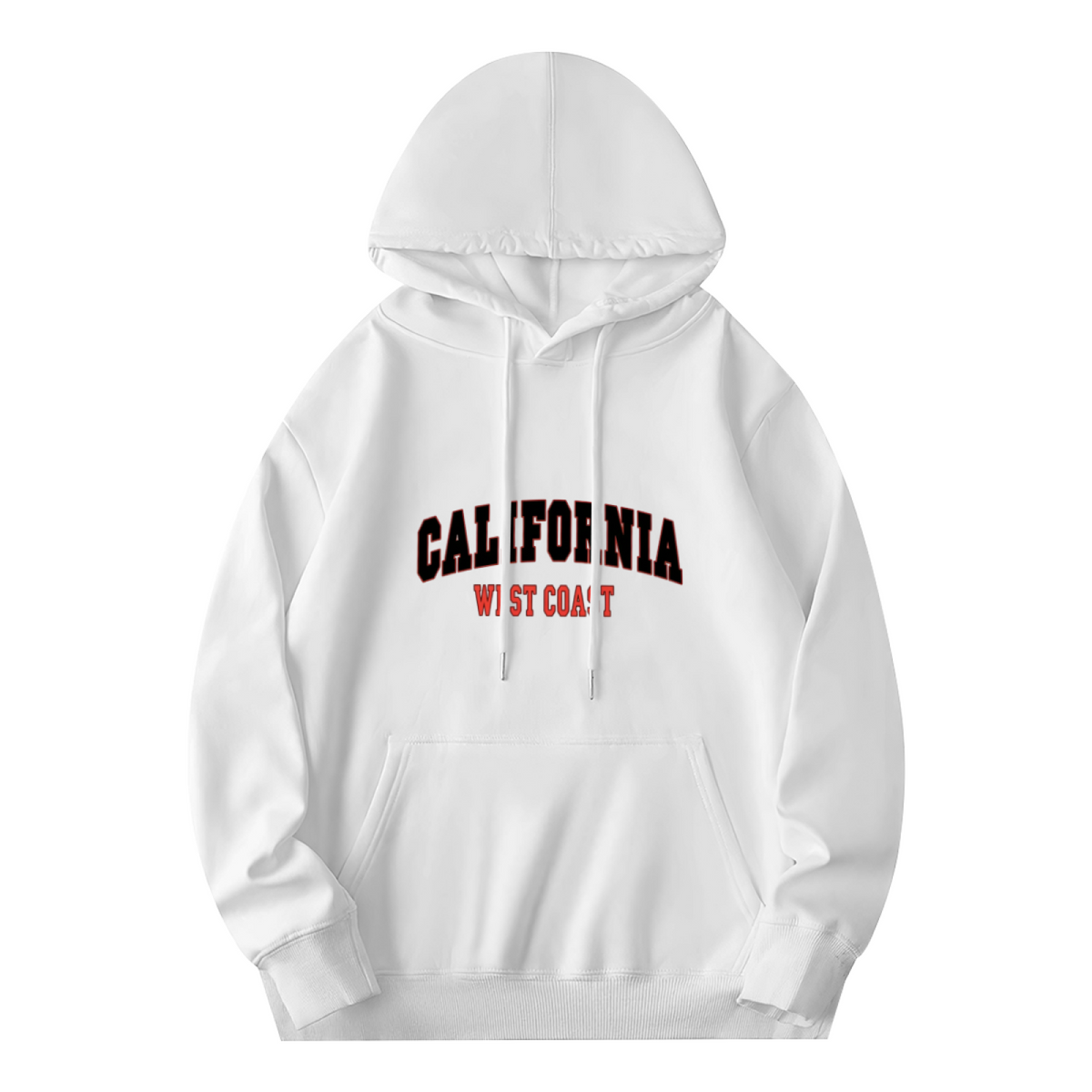 California West Coast Retro Varsity Graphic Hoodie