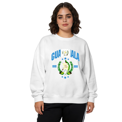 Guatemala National Emblem Retro Print Crewneck Sweatshirt
