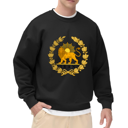 Retro USA Flag Eagle Patriotic American Crewneck Sweatshirt