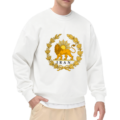 Retro USA Flag Eagle Patriotic American Crewneck Sweatshirt