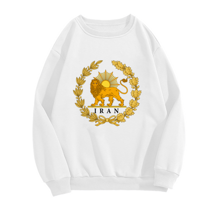 Retro USA Flag Eagle Patriotic American Crewneck Sweatshirt
