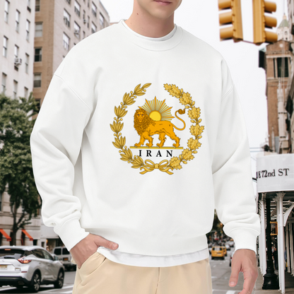 Retro USA Flag Eagle Patriotic American Crewneck Sweatshirt