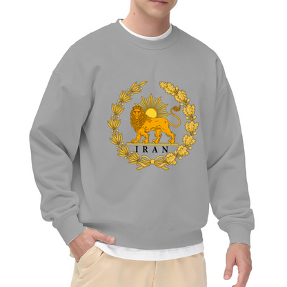 Retro USA Flag Eagle Patriotic American Crewneck Sweatshirt