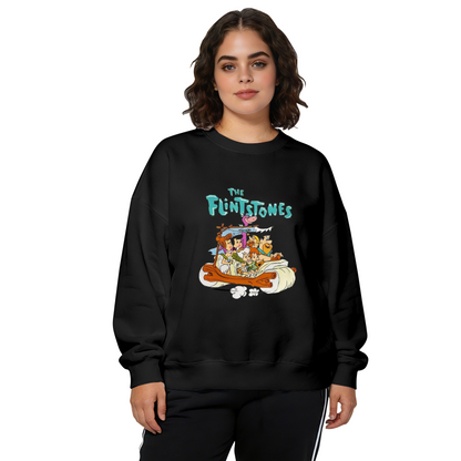 The Flintstones Classic Cartoon Family Retro Crewneck Sweatshirt