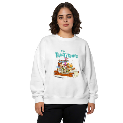 The Flintstones Classic Cartoon Family Retro Crewneck Sweatshirt