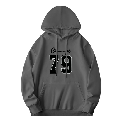 Retro Number 79 Sports?Inspired Pullover Hoodie