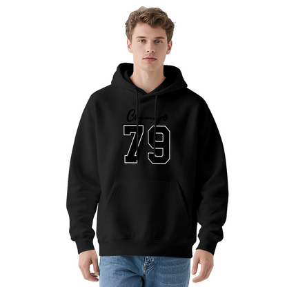 Retro Number 79 Sports?Inspired Pullover Hoodie