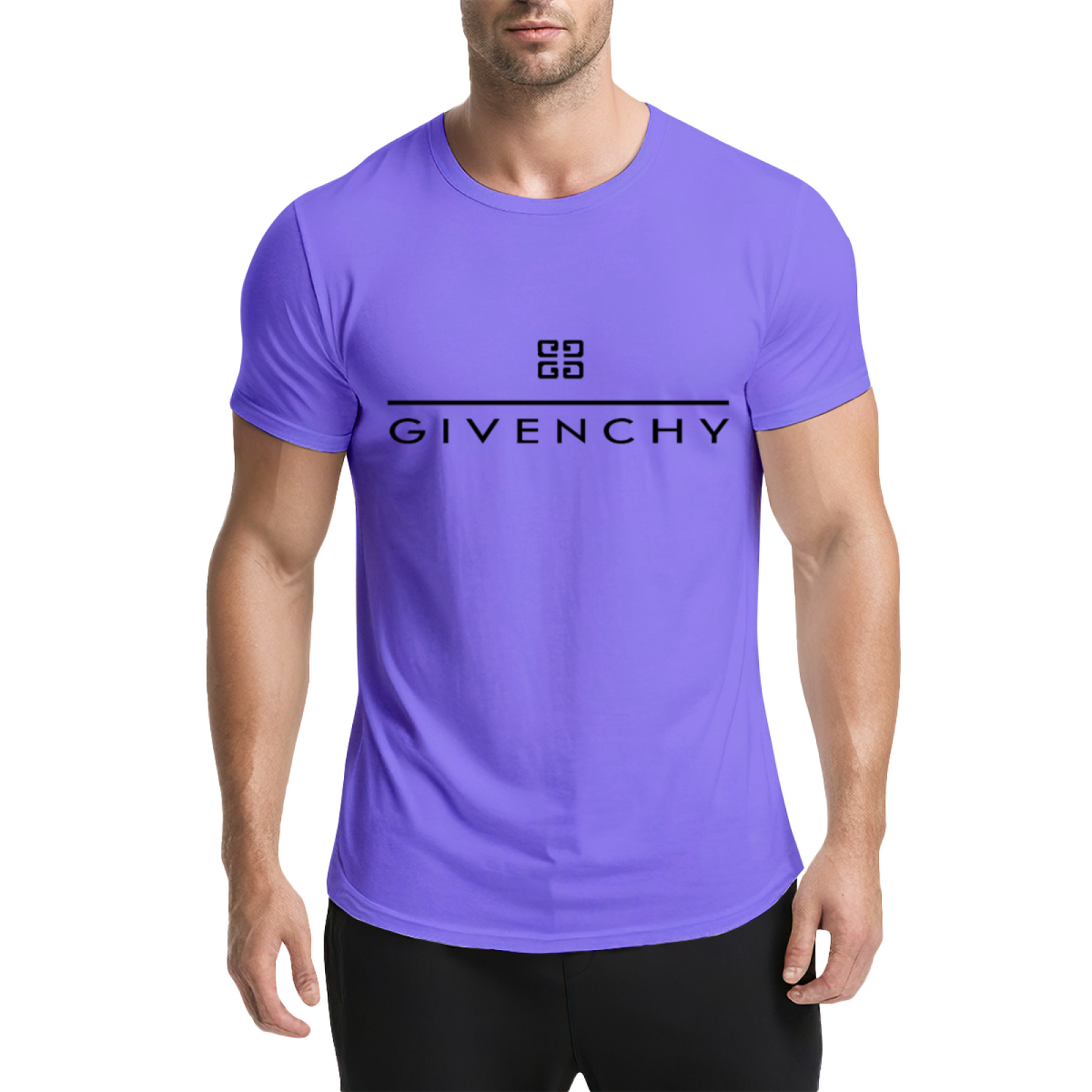 Luxury Brand GIVENCHY Minimal Logo Fashion Tee
