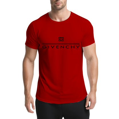 Luxury Brand GIVENCHY Minimal Logo Fashion Tee