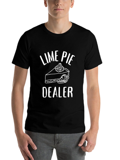 Lime Pie Dealer Graphic T-Shirt - Quirky Foodie Tee