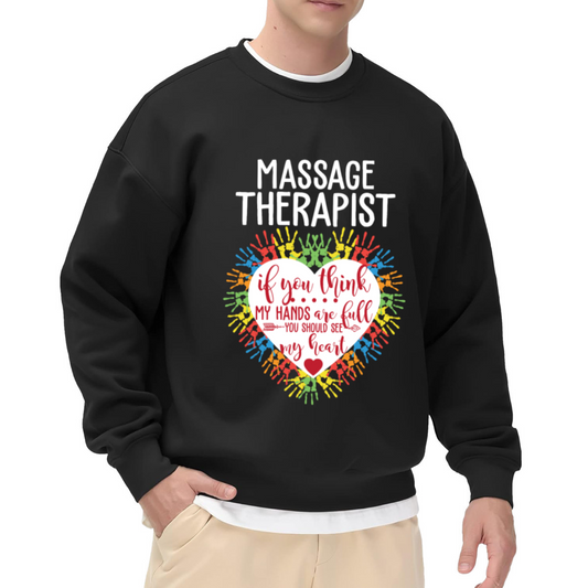 Y2K Pink Heart Trendy Graphic Casual Crewneck Sweatshirt