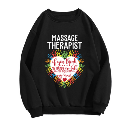 Y2K Pink Heart Trendy Graphic Casual Crewneck Sweatshirt