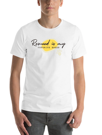 Rescued is My Favorite Breed Graphic T-Shirt
