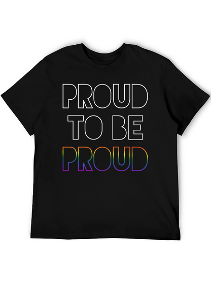 Proud LGBTQ+ T-Shirt - Rainbow Pride Design