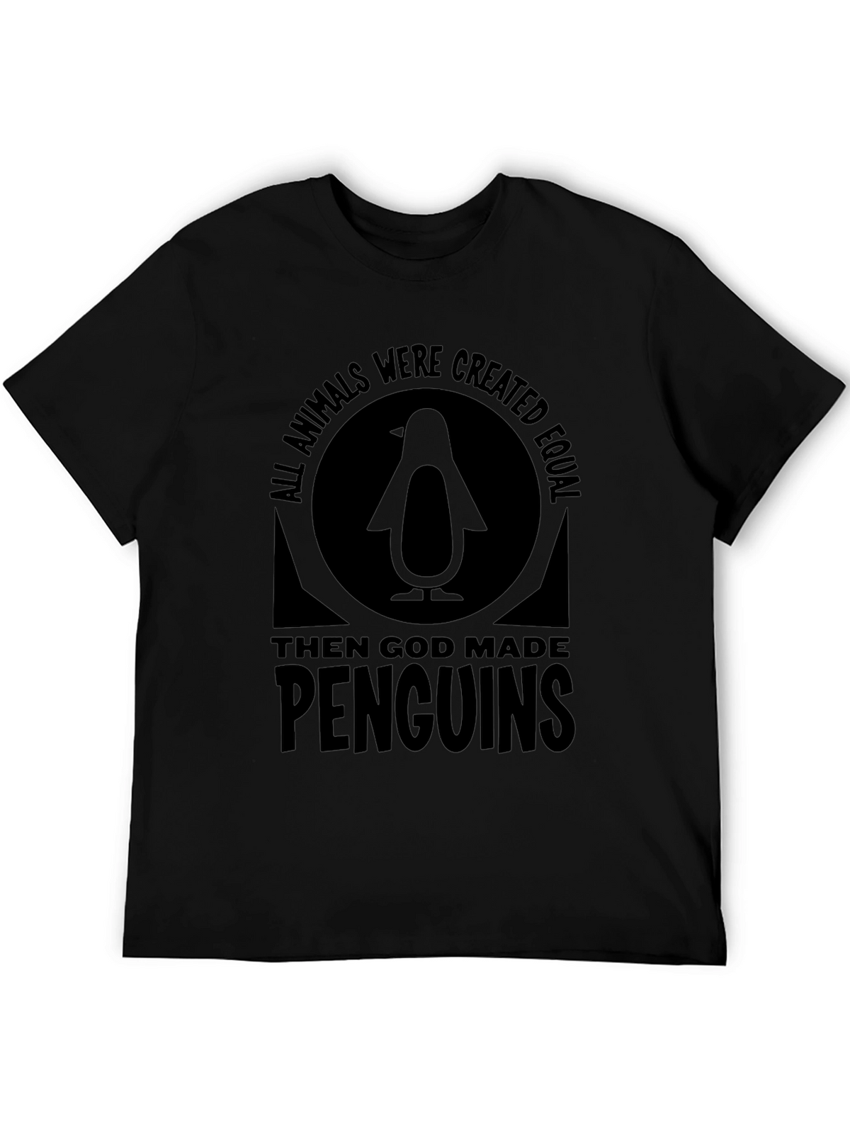Penguin Graphic T-Shirt - All Animals Were Created Equal