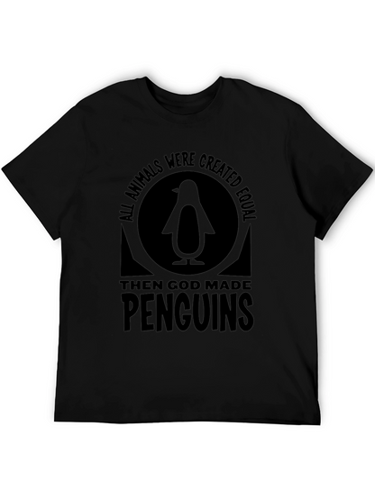 Penguin Graphic T-Shirt - All Animals Were Created Equal