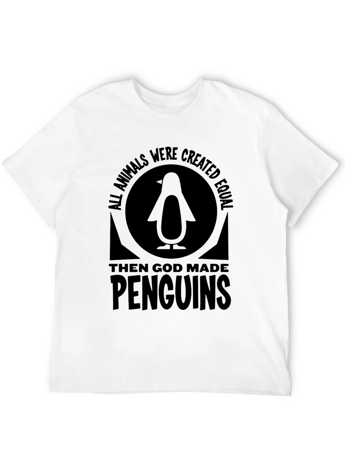 Penguin Graphic T-Shirt - All Animals Were Created Equal