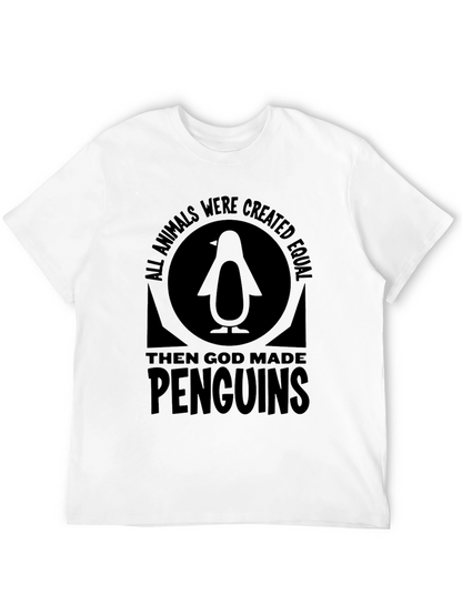 Penguin Graphic T-Shirt - All Animals Were Created Equal