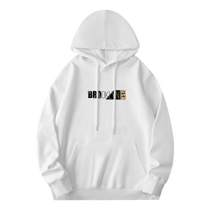 Fashion Gold?Black Brooklyn USA Streetwear Hoodie
