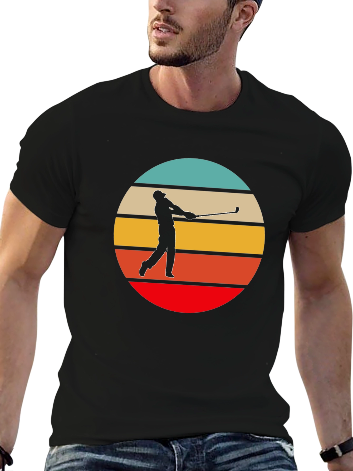 Retro Golfer Graphic Tee