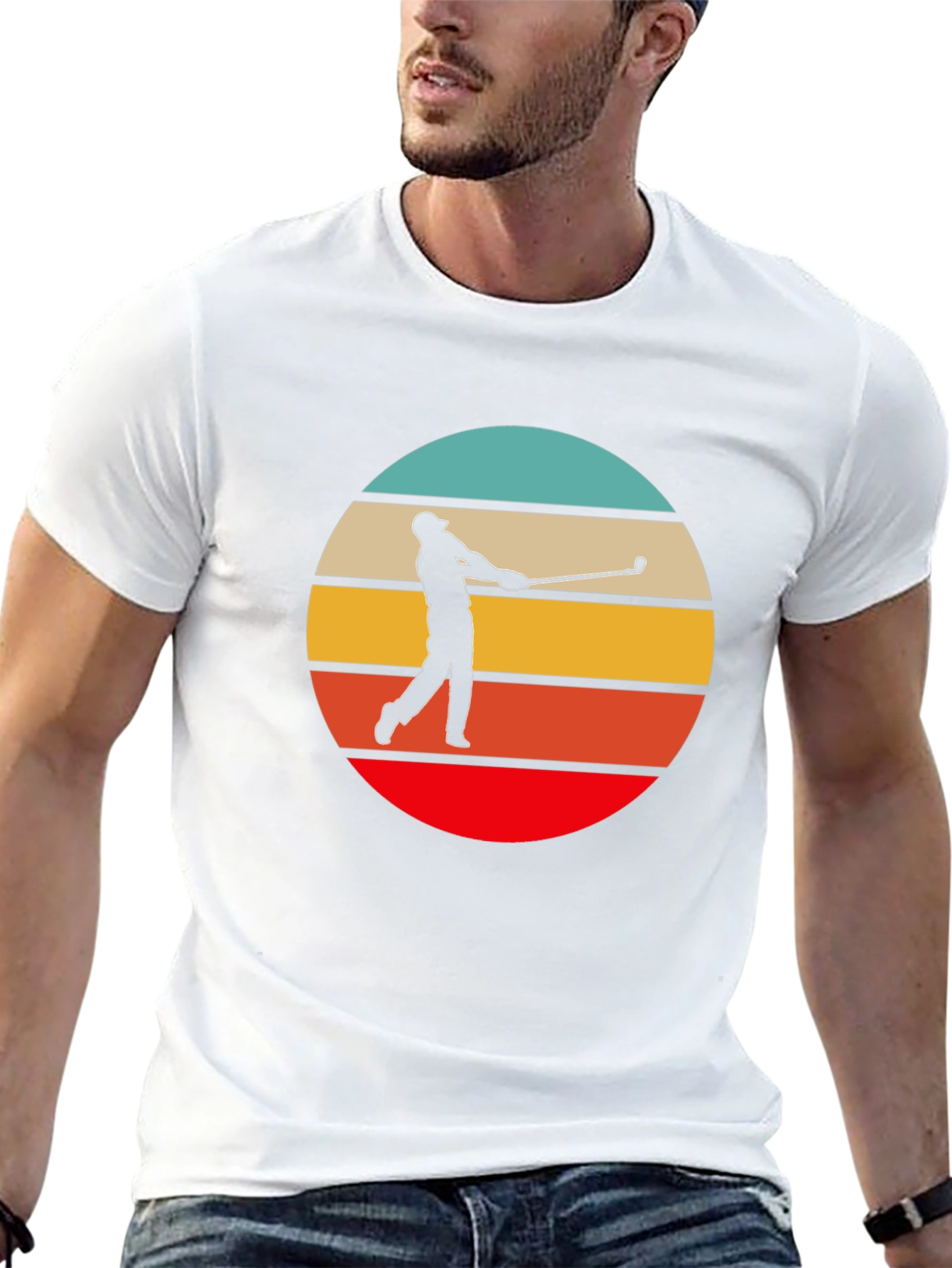 Retro Golfer Graphic Tee