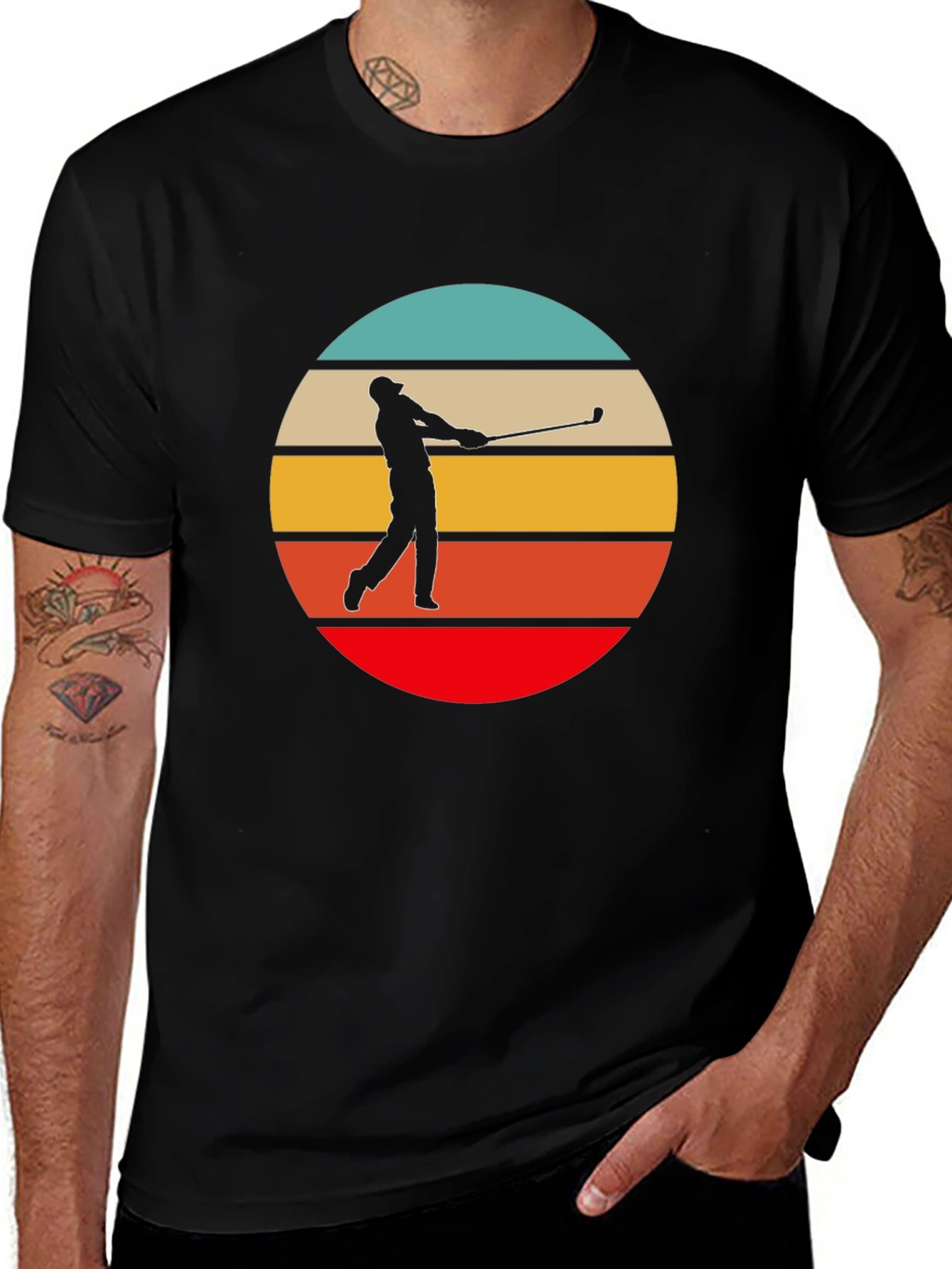 Retro Golfer Graphic Tee