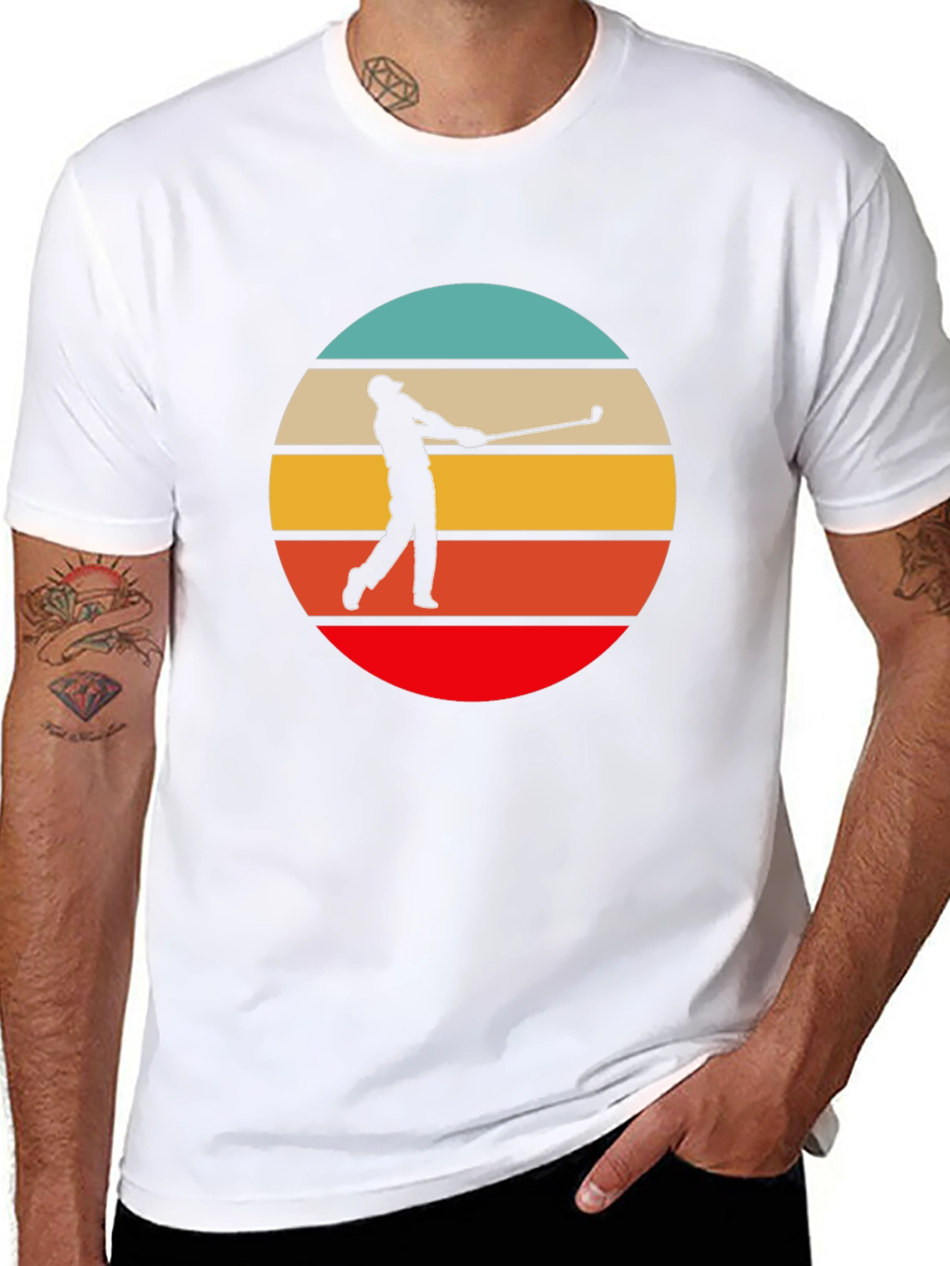 Retro Golfer Graphic Tee