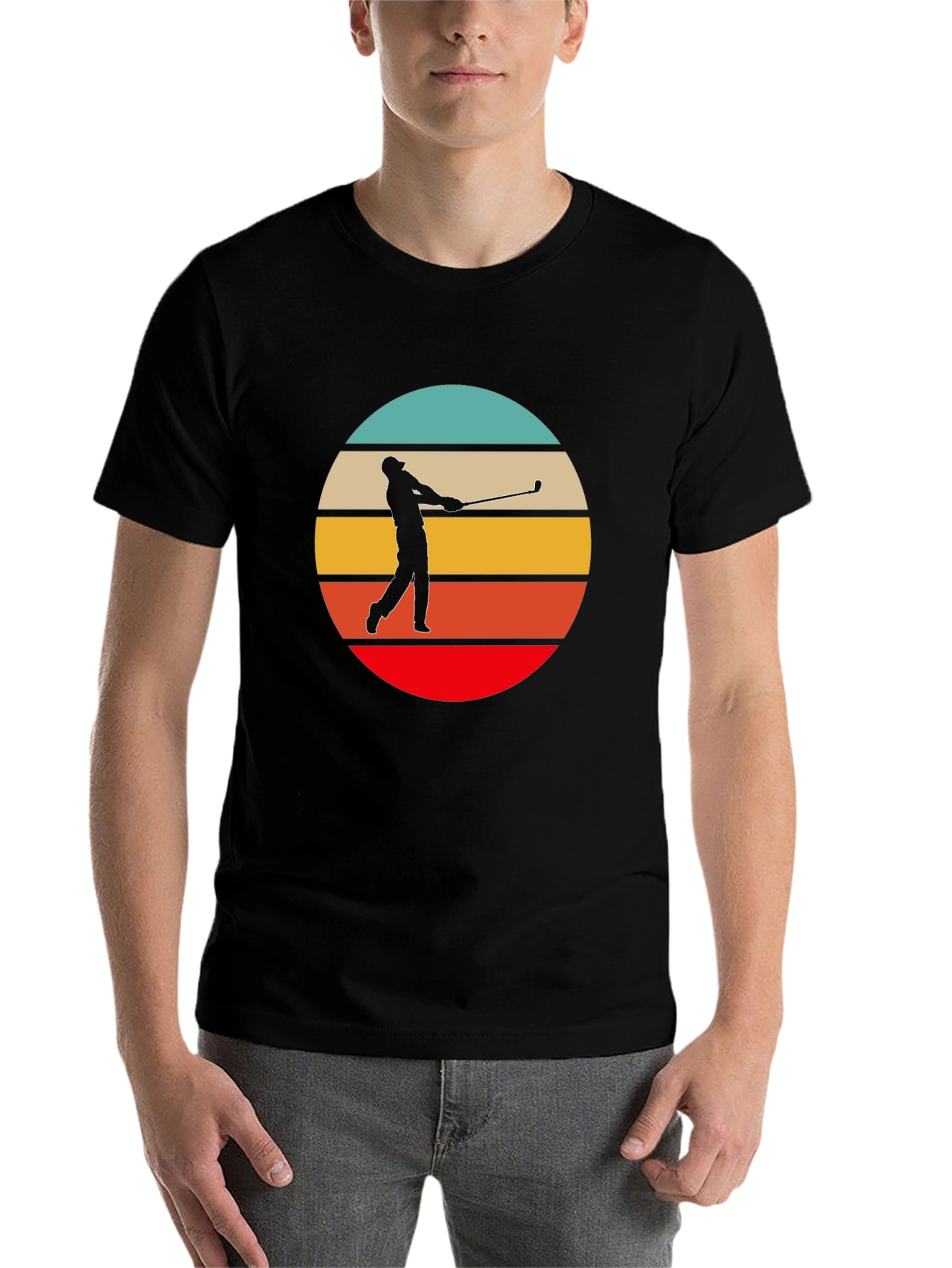 Retro Golfer Graphic Tee
