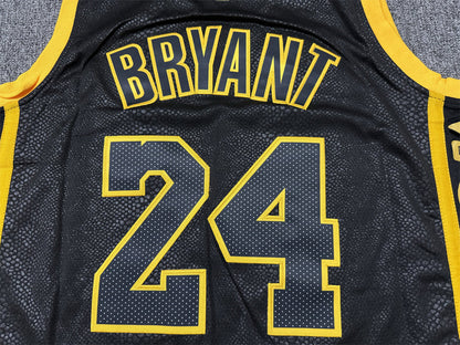 Men's Los Angeles Lakers Kobe Bryant #8-24 Black Swingman Jerseys