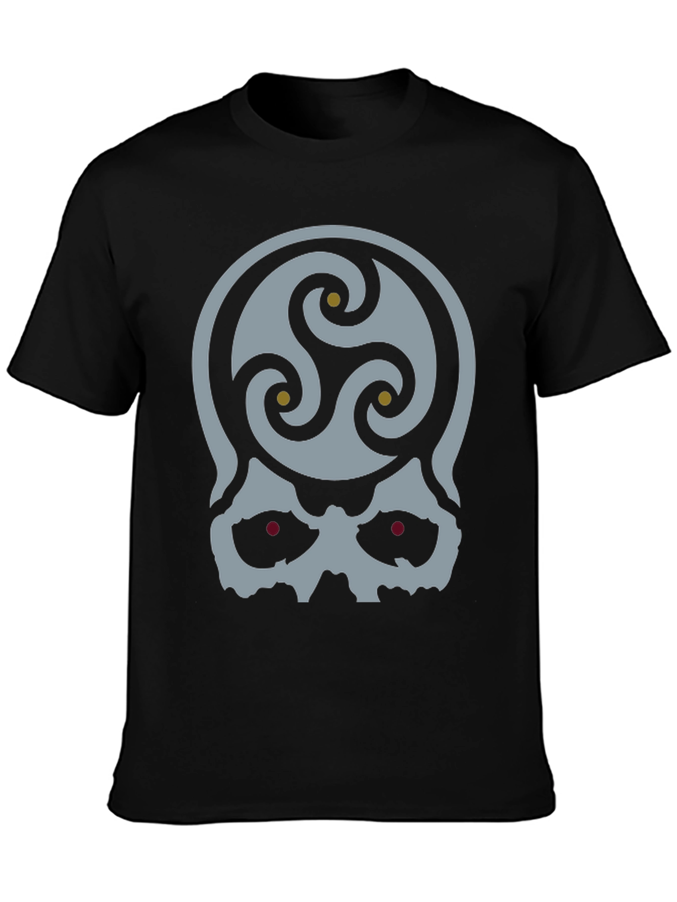 Skull Triskele Graphic T-Shirt