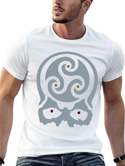 Skull Triskele Graphic T-Shirt