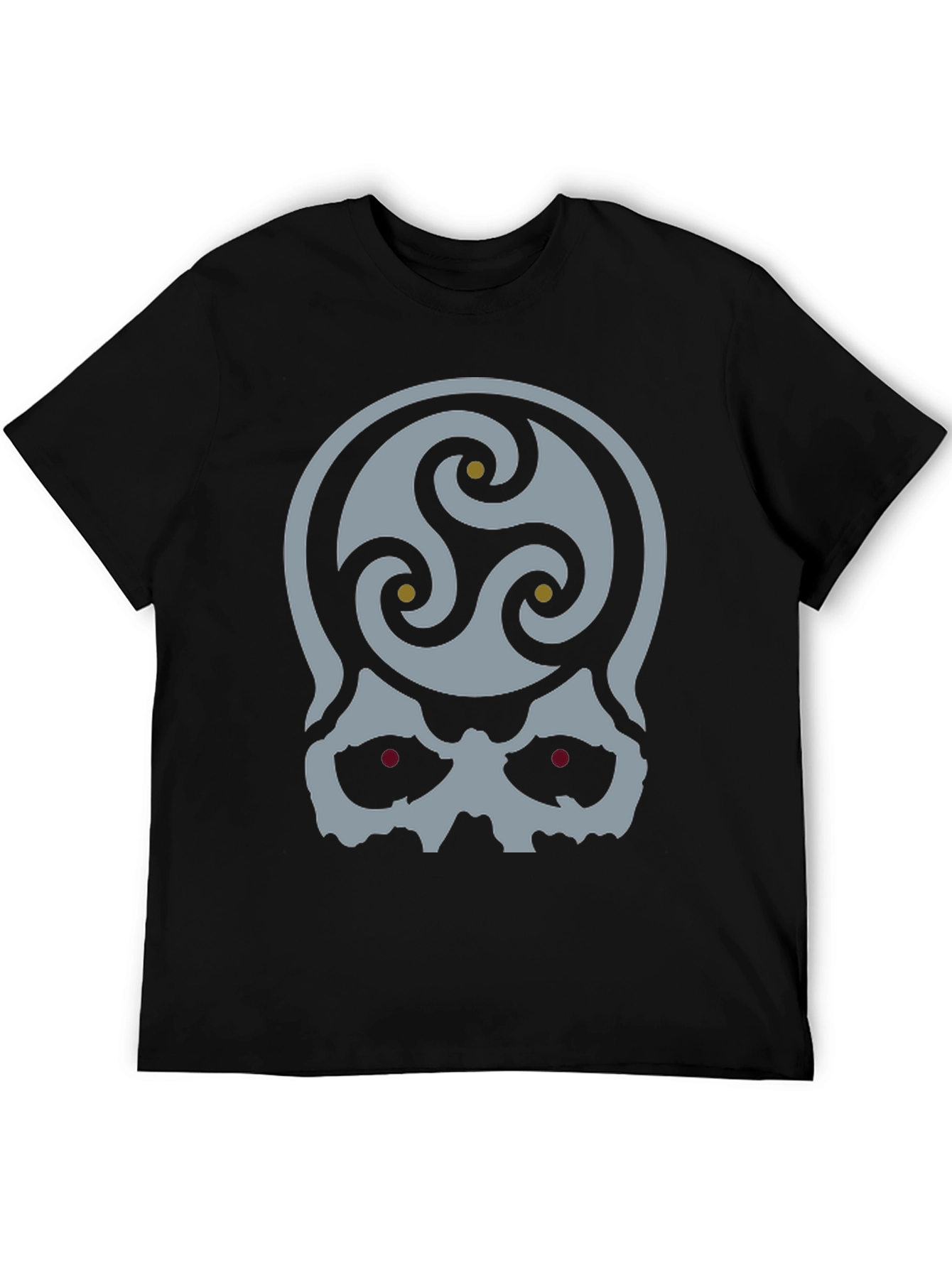 Skull Triskele Graphic T-Shirt